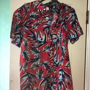 GAP Tropic Print Button Up